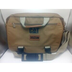 North West Canvas Laptop Messenger Bag, excellent condition CAT Dozsim label